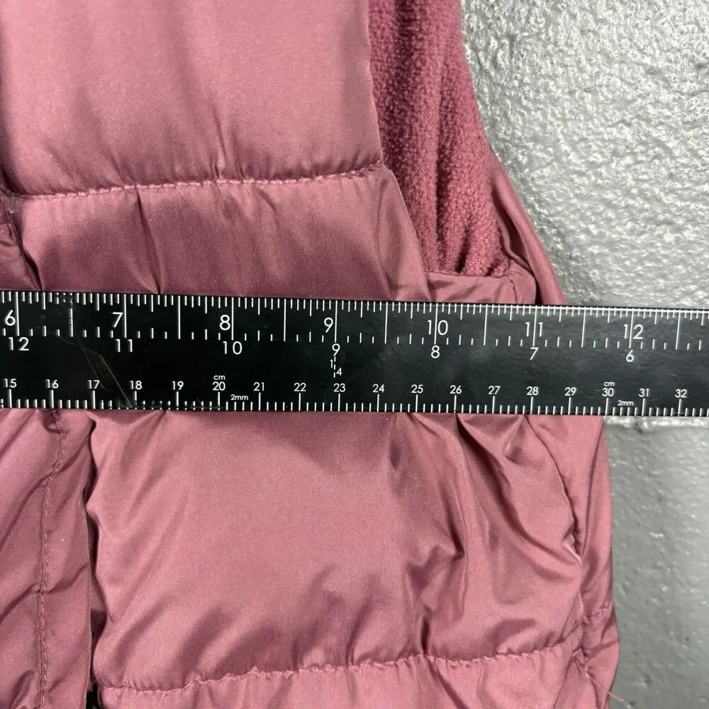 Old Navy Puffer Vest Girls 3T Lightweight Cozy Winter Outerwear Soft Pink